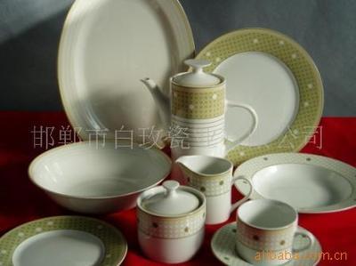 日用陶瓷;_家用陶瓷、搪瓷制品_中國(guó) 河北 邯鄲市 河北省邯鄲市峰峰礦區(qū)礦山路三號(hào)_邯鄲市白玫瓷業(yè)_